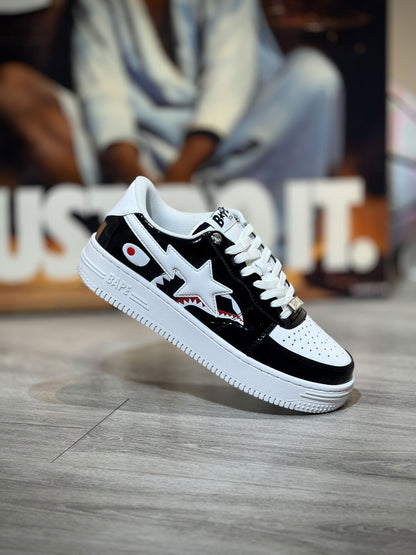 Bape Sta Low Color Block Shark Black