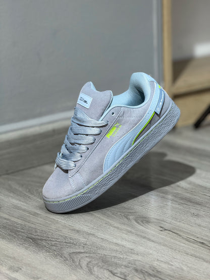 Puma Suede Xl Gris-Neon