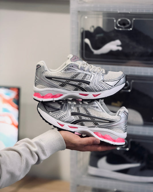 Asics kayano plateada