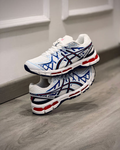 Asics gel kayano 20 crema azul