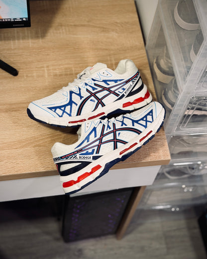 Asics gel kayano 20 crema azul