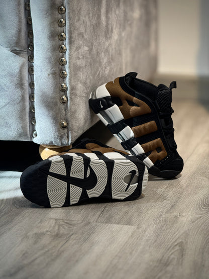 Air More Uptempo Negro Cafe