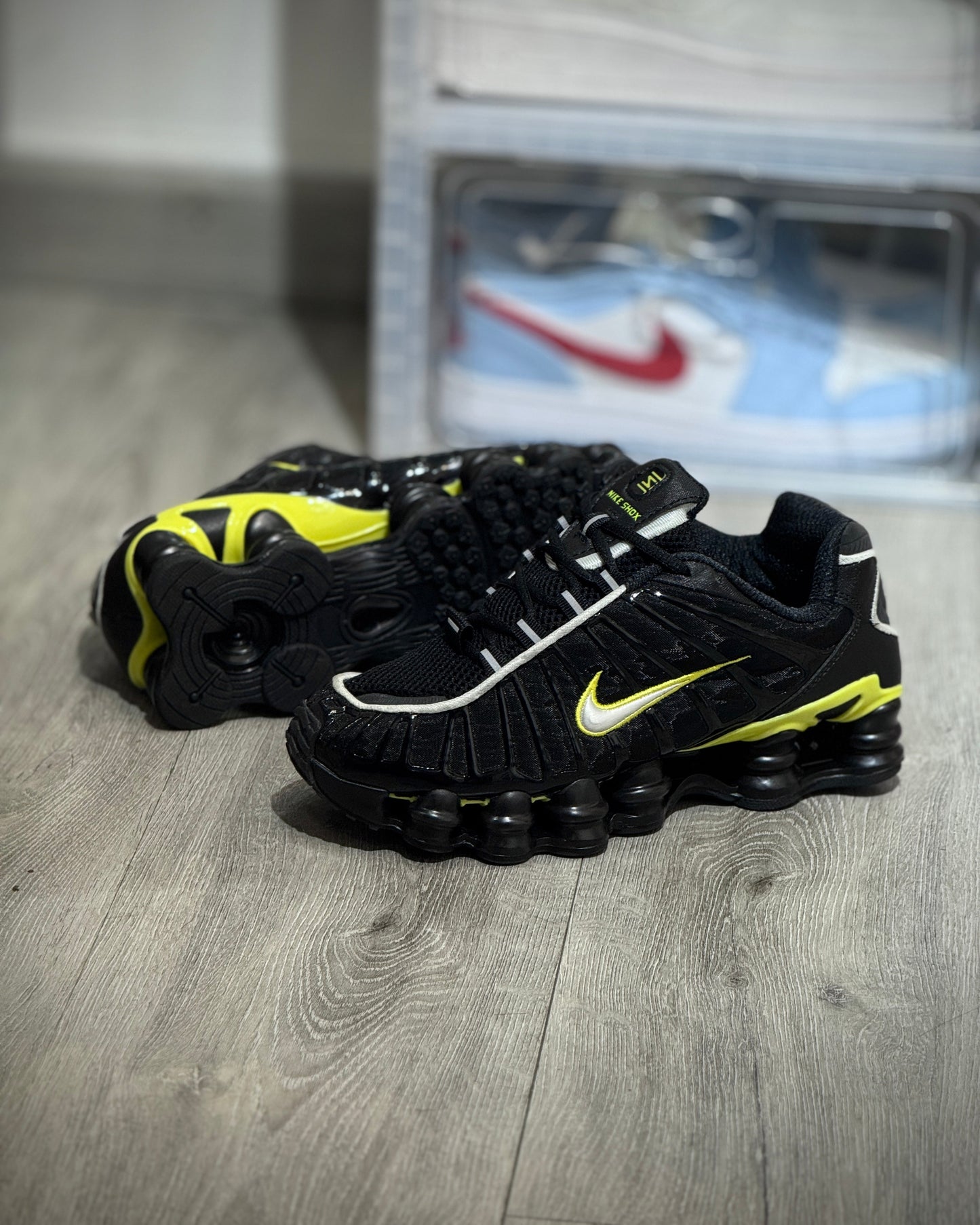 Shox Tl Negro Amarillo