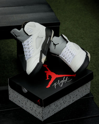Air Jordan Retro 5 Blanco