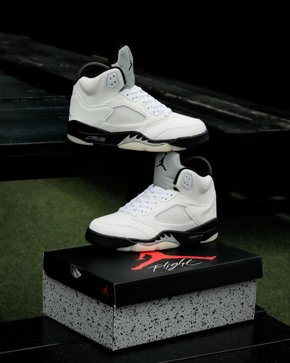 Air Jordan Retro 5 Blanco