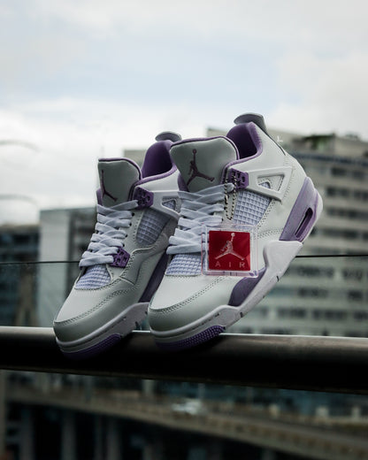 Air Jordan Retro 4 Oreo Morada