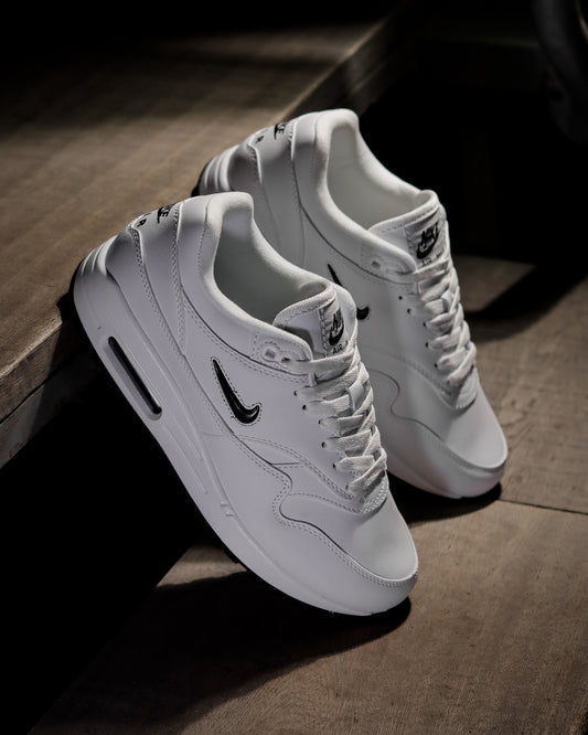 Air Max 1 Blanco-Negro