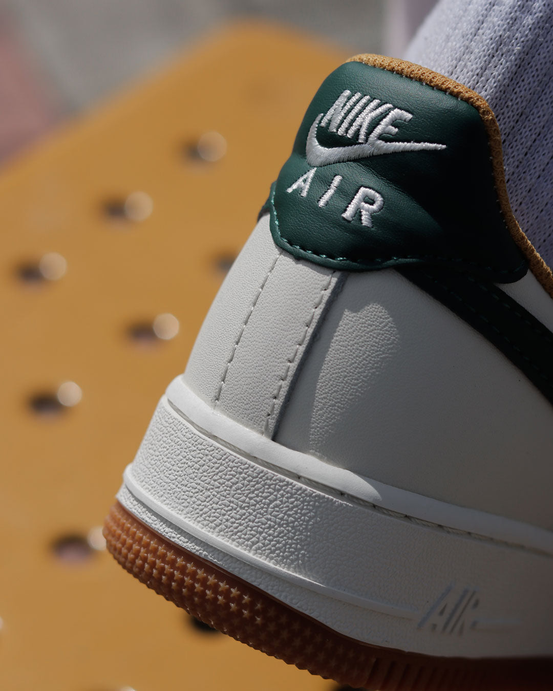 Air Force 1 Cream White Beige Green
