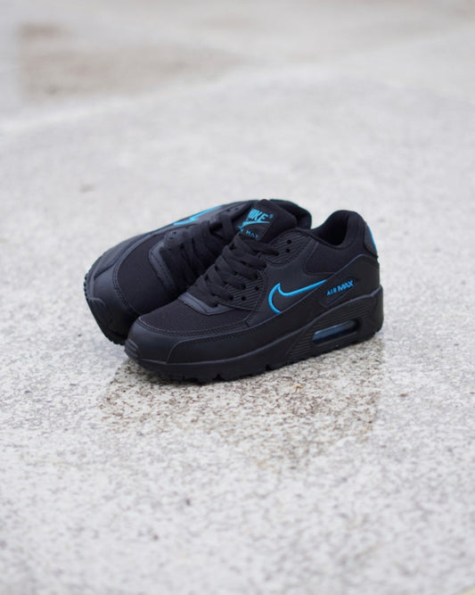 Air Max 90 Negro-Azul