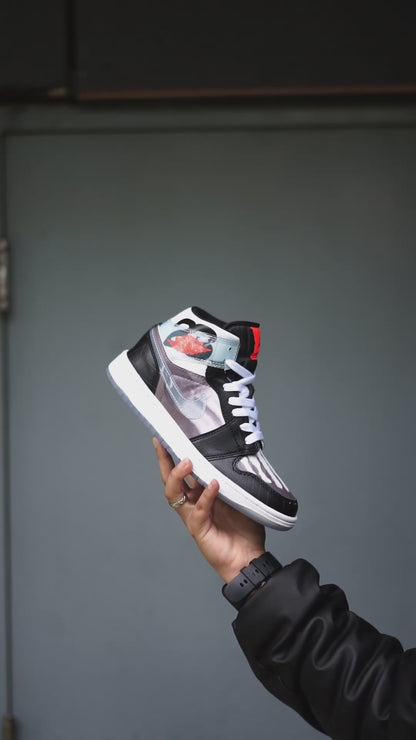 Jordan retro 1 mid ss x-ray