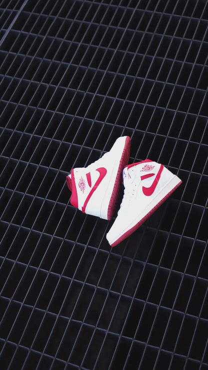Jordan R1 high roja-blanco