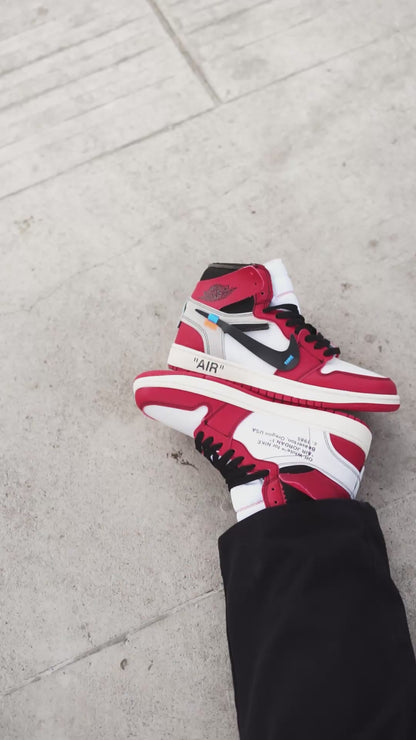 Jordan R1 off white roja