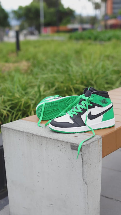 Jordan R1 high Og lucky green