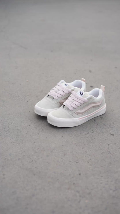 Vans knu skool gris rosa