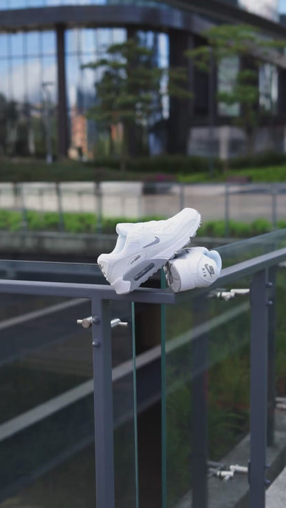 Nike air max 90 blanca-gris