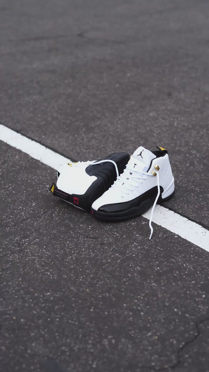 Jordan R12 blanco-negro