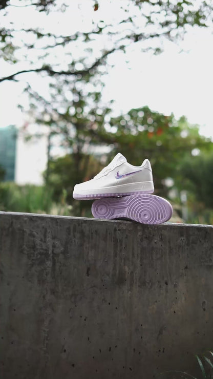 Af1 blanca morada